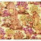 Tessuto americano fantasia 100% cotone per patchwork e cucito