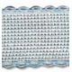 NASTRO TELA AIDA BIANCO/AZZURRO 100% COTONE H.3cm x 1mt