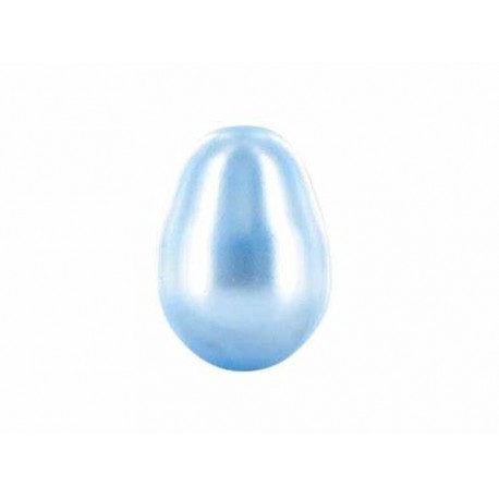 PERE SWAROVSKI 5821 11x8 MM LIGHT BLUE PEARL X 5PZZ