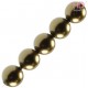 PERLE SWAROVSKI 5810 8 MM ANTIQUE BRASS PEARL X 10pz