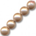 PERLE SWAROVSKI 5810 10 MM POWDER ALMOND PEARL X 16 pz