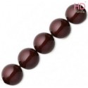 PERLE SWAROVSKI 5810 8 MM MAROON PEARL X 10pz