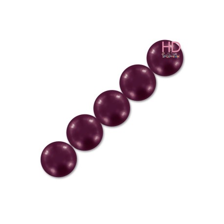 PERLE SWAROVSKI 5810 6 MM BLACKBERRY PEARL X 10pz