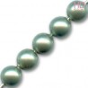 PERLE SWAROVSKI 5810 10 MM POWDER GREEN PEARL X 6 pz