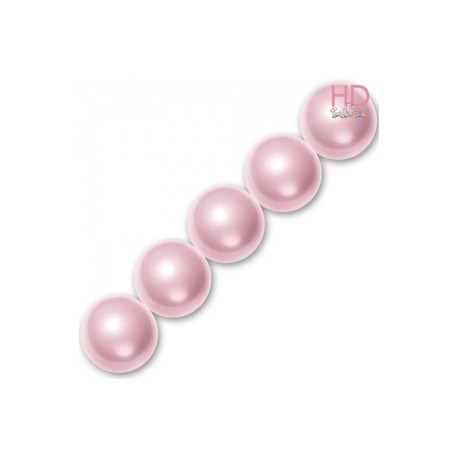 PERLE SWAROVSKI 5810 12 MM ROSALINE PEARL X 4pzz