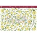 CARTA VELO 48 x 34 ROSE GIALLE - STAMPERIA