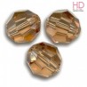 SFERE SWAROVSKI 5000 6mm Light smoked Topaz x 6pzz