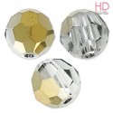 SFERE SWAROVSKI 5000 8mm Crystal Dorado x 25 pzz