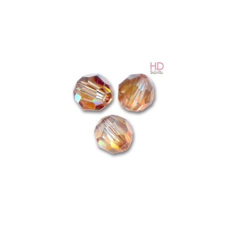 SFERE SWAROVSKI 5000 4mm Crystal Copper x 10pzz