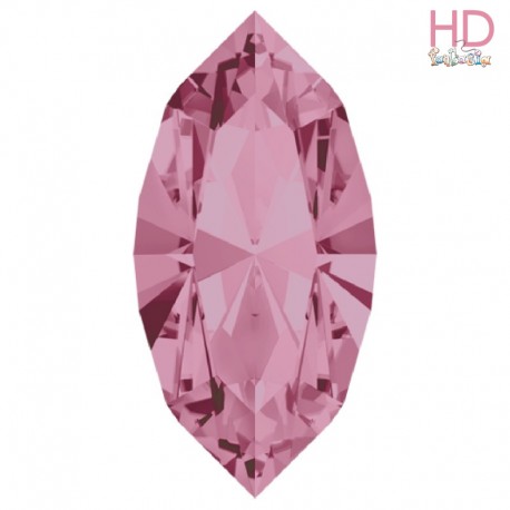 Cabochone Navetta 4200/2 Light Rose 10x5mm - 1pz