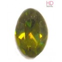 Cabochon Ovale 4130/2 12x10 mm Olivine con castone x 1 Pz