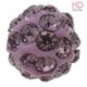 Palla Strass in argilla polimerica Amethyst 10mm