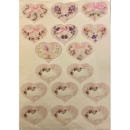 CARTA CLASSICA DECOUPAGE 29,7 x 42 - SWEET ROSE IS